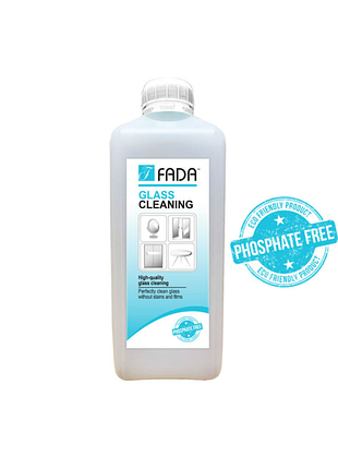 Засіб для миття вікон fada™ glass для скляних та дзеркальних поверхонь, 1,0 л