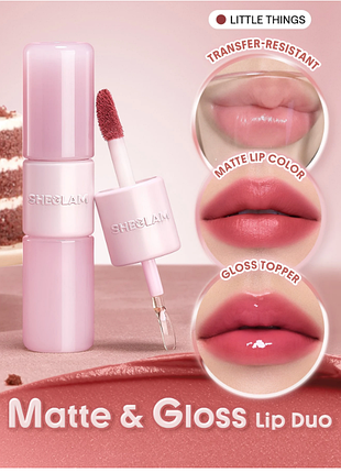 Помада для губ sheglam mood switch matte &amp; gloss lip duo - 120 little things (6280-120)