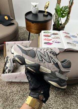 Водонепроникні кросівки new balance 9060 grey beige