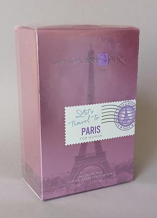 Mandarina duck let's travel to paris for women 100 мл для женщин (оригинал)