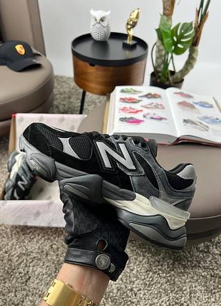 Водонепроникні кросівки new balance 9060 black grey