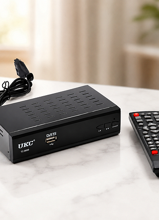 Цифровий т2 тюнер dvb-t2 з підтримкою wi-fi, hdmi, usb та full hd 1080p