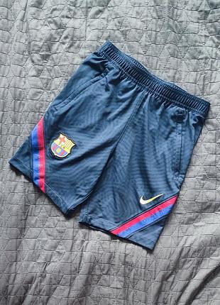 Шорти чоловічі nike barcelona футбольні сині