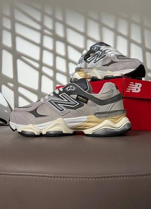 Водонепроникні кросівки new balance 9060 cordura gtx grey beige