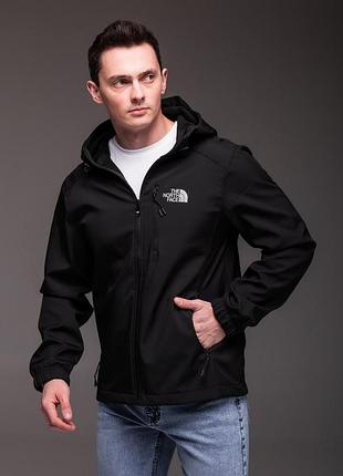Чоловіча куртка softshell на флісі the north face