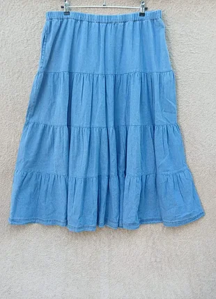 Джинсовая юбка,р58-60💙💙💙 3