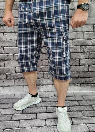 Бриджи шорты мужские ao long xl-5xl , синий, xxl