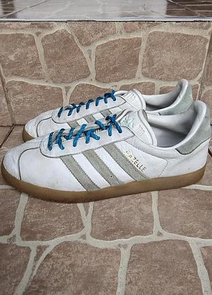 Кроссовки кожаные унисекс adidas gazelle.