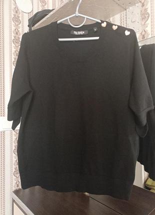 Кофта-американка, светр, віскоза-трикотаж. розмір l, xl.