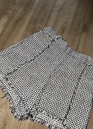 Твидовые шорты zara/ твидовые шорты/ шорты