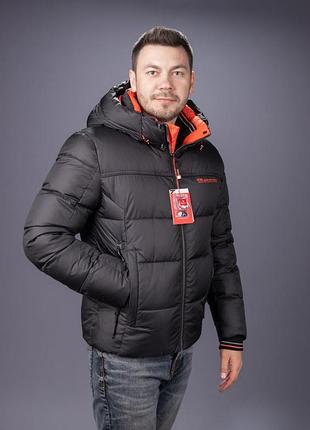 Куртка зимова kings wind чоловіча, чорний,xxl