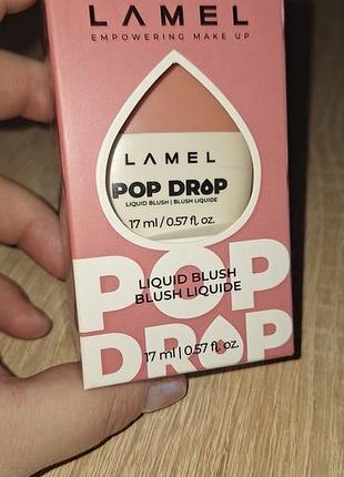 Lamel liquid blush pop drop,01