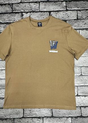 Футболка чоловіча panda великого розміру ,6xl,мокко