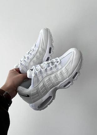 Мужские кроссовки nike air max 95 white