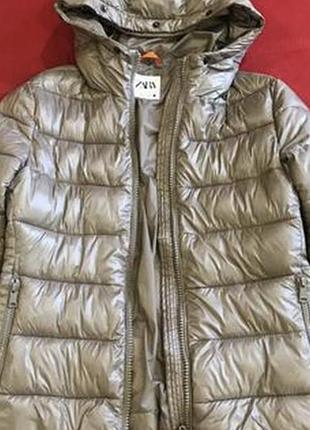 Лекгкий пуховик zara 6