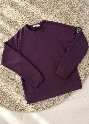 Чоловічий светр stone island фіолетовий