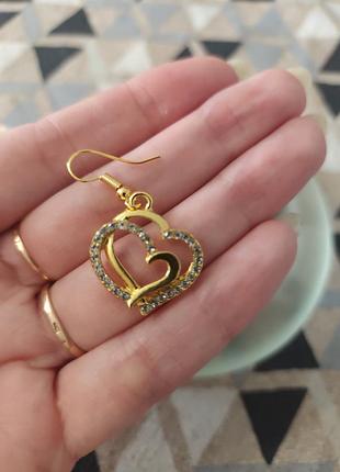 Сережки сердца 2