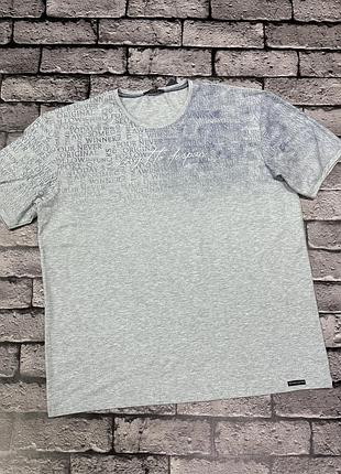 Футболка чоловіча red down великого розміру 6xl-9xl , 9xl,сірий