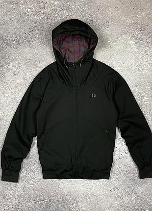 Мужская куртка-ветровка fred perry hooded brentham jacket tartan original