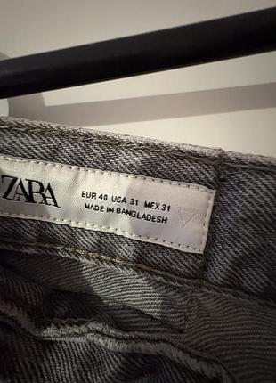 Джинси чоловічі сірі zara 3