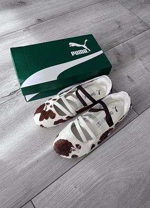 Жіночі оригінальні балетки puma speedcat ballet cow