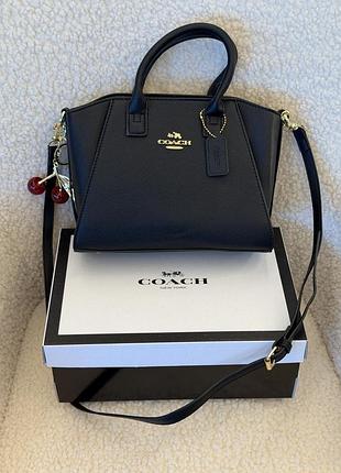 Coach andrea carryall bag mini черный классический