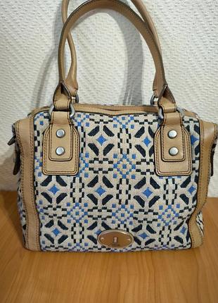 Fossil винтажная женская сумка