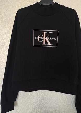 Світшот жіночий calvin klein чорний розмір xs