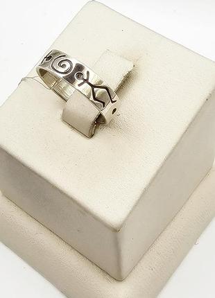 Кольцо серебряное "танец" 17 2,13 г