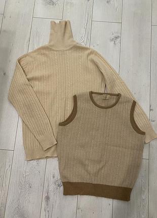 Женский укороченный жилет hawick 100% cashmere scotland