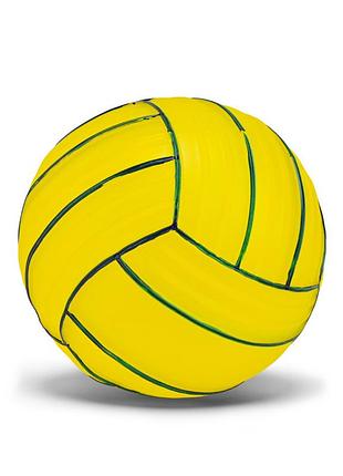Детский резиновый мяч rb20584(yellow) 130 грамм, диаметр 16 см