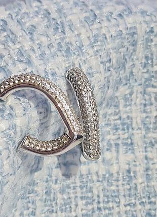 Срібні сережки / сережки срібні з фіанітами / сережки срібло / silver 925 / 925 / сережки жіночі срібні 8