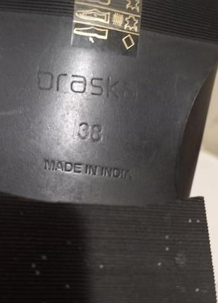 Новые кожаные сапоги braska 38
