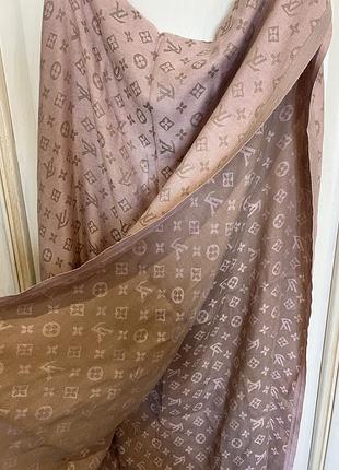 Розкішний палантин / шаль louis vuitton monogram