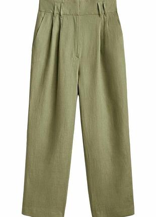 Лляні брюки massimo dutti pp xs