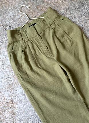 Лляні брюки massimo dutti pp xs 4