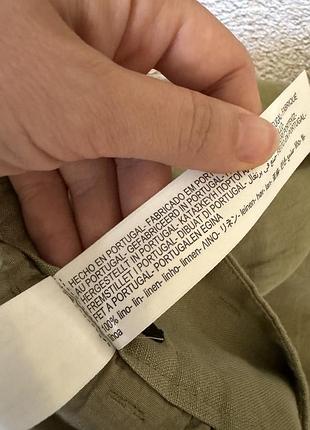 Лляні брюки massimo dutti pp xs 8
