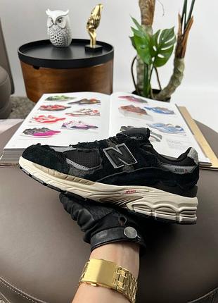 Водонепроникні кросівки new balance 2002r gtx black beige