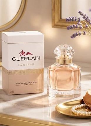 Женская туалетная вода mon guerlain eau de toilette guerlain франция во флаконе объемом 30 мл