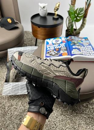 Водонепроникні кросівки reebok zig kinetica 2.5 edge gore-tex beige khaki
