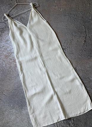 Лляний сарафан massimo dutti pp xs