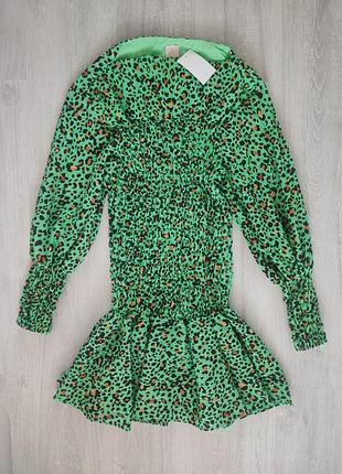 Сукня h&m зелений леопард 4