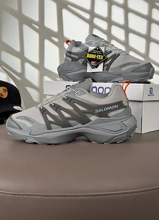 Водонепроникні кросівки salomon xt pu_re gtx light grey