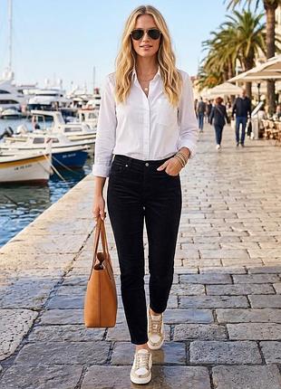 Коттоновый вельветовые стрейчевые джинсы 👖 брюки большого размера батал