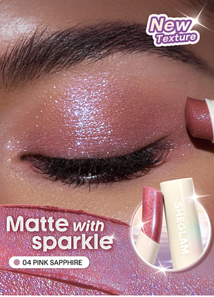 Тіні-стік для повік sheglam lunar jelly frosty eyeshadow stick - 04 pink sapphire (6299-04)