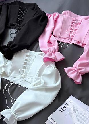 Женский корсет с рукавами из костюмки чорний, s/m