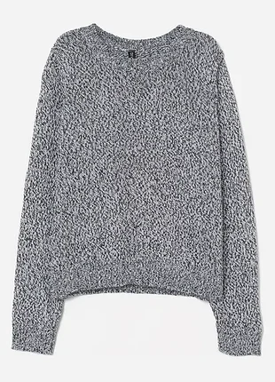 Свитер, джемпер, кофта женская, вязаная, синяя h&amp;m👚🛍️