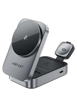 Зарядное устройство acefast wireless qi 3-in-1 22.5w (6974316284079)