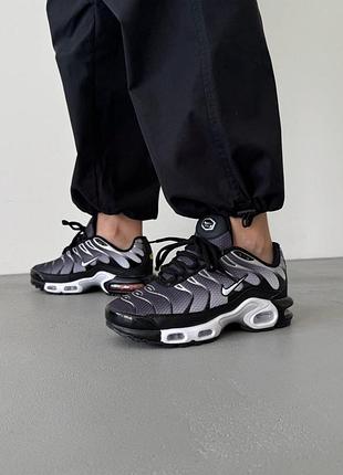 😍 женские кроссовки nike air max tn plus black/metallic silver