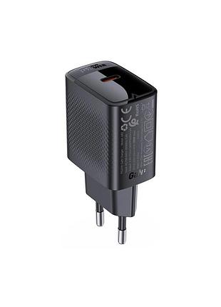 Зарядное устройство acefast a82 usb-c pd20w gan black (6974316283232)
